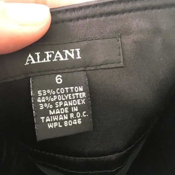 Alfani Basic Black Stitch Detail Pencil Skirt 164 - Picture 7 of 7